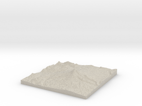 Model of Pinnacle Glacier in Natural Sandstone