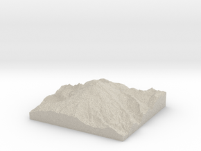 Model of Mount Baker in Natural Sandstone