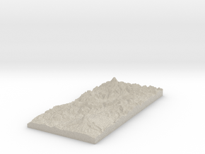 Model of South Point in Natural Sandstone