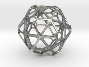 GridBall  in Natural Silver