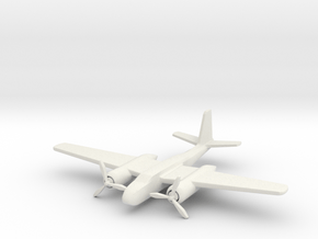 1/285 (6mm) A-26 Invader in White Natural Versatile Plastic