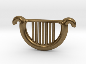 Goddess's Harp in Natural Bronze