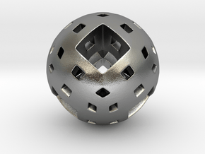 Menger Marble in Natural Silver