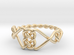 Celtic Ring - Size 8 1/4 in 14K Yellow Gold