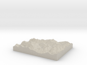 Model of Le Villard in Natural Sandstone