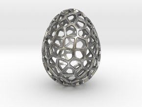 Zerg Egg Pendant in Natural Silver