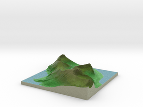 Terrafab generated model Tue Dec 03 2013 22:24:53  in Full Color Sandstone