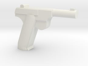 High Power HDM Pistol in White Natural Versatile Plastic