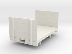 Gn15 flat with high ends  in White Natural Versatile Plastic