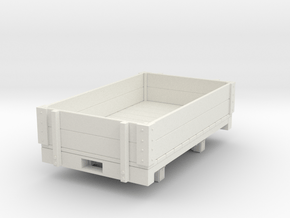 Gn15 low open wagon in White Natural Versatile Plastic