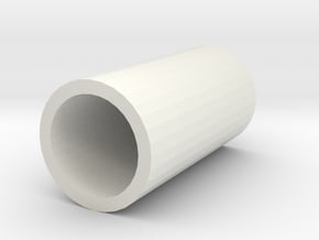 Cylinder in White Natural Versatile Plastic