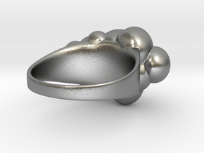 Cloud Ring in Natural Silver: 7 / 54