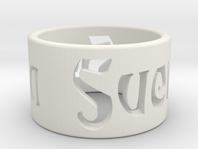 Svenja Ring Final in White Natural Versatile Plastic