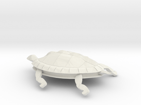 Turtle in White Natural Versatile Plastic
