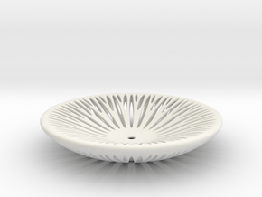 Segmenta ceramic bowl in White Natural Versatile Plastic