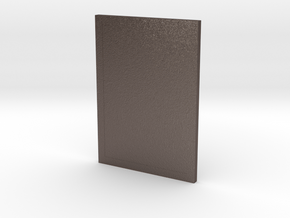 DIN A5 paper holder in Polished Bronzed Silver Steel