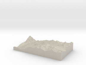 Model of Needleton in Natural Sandstone