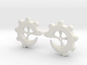 Gear-ring 00g in White Natural Versatile Plastic