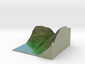 Terrafab generated model Tue Dec 10 2013 22:28:45  in Full Color Sandstone