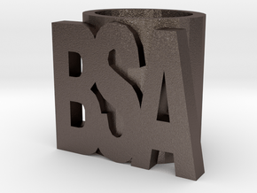 Bsa Slide in Polished Bronzed Silver Steel