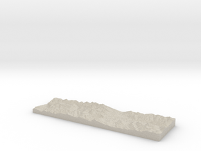 Model of Frisco in Natural Sandstone