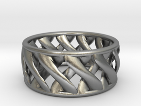 Link Ring in Natural Silver