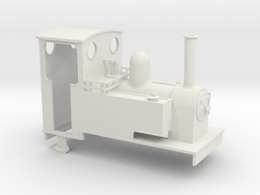 Gn15 side tank 2 with cab in White Natural Versatile Plastic