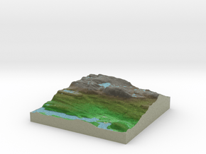 Terrafab generated model Tue Dec 03 2013 22:28:24  in Full Color Sandstone