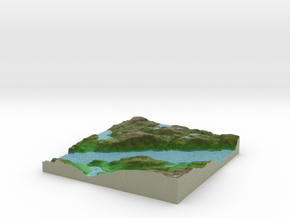 Terrafab generated model Wed Dec 11 2013 19:42:28  in Full Color Sandstone