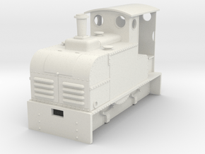 Gn15 Ruston Proctor loco  in White Natural Versatile Plastic