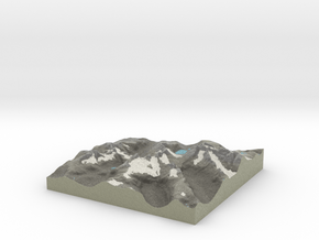 Terrafab generated model Mon Dec 02 2013 20:58:29  in Full Color Sandstone