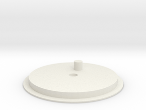 Top plate in White Natural Versatile Plastic