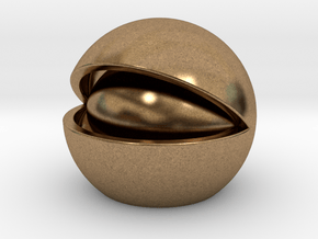 Nut in Natural Brass