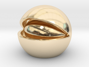 Nut in 14K Yellow Gold