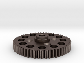 Spur Gear for OpenRC 1:10 4WD Truggy  in Polished Bronzed Silver Steel