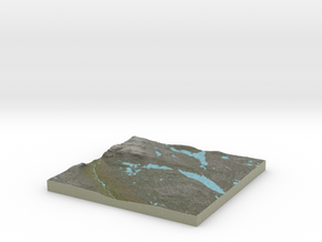 Terrafab generated model Fri Dec 13 2013 00:10:35  in Full Color Sandstone
