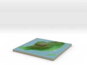 Terrafab generated model Fri Dec 13 2013 00:10:35  in Full Color Sandstone
