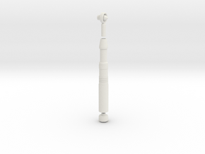 Sonic Screwdriver Model IV in White Natural Versatile Plastic