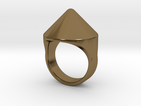 Awesome Teaser Ring in Polished Bronze