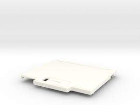 TED V1 Super Low Profile Shell in White Processed Versatile Plastic