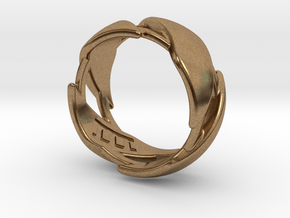 US14 Ring III in Natural Brass