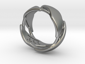 US14 Ring III in Natural Silver
