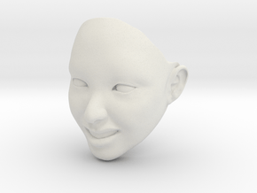 Diana improved face 02 in White Natural Versatile Plastic