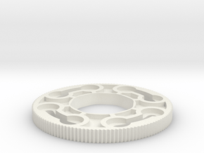 Sanwa JLW series octagonal restrictor plate in White Natural Versatile Plastic