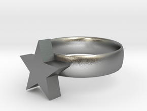 star ring in Natural Silver