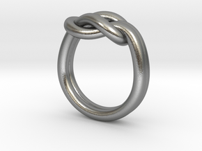 Reef Knot Ring Size 9 in Natural Silver