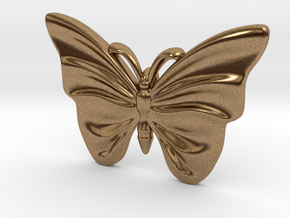 Monarch Butterfly in Natural Brass