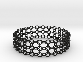 3in Samurai Bracelet in Black Natural Versatile Plastic