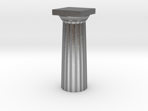 Parthenon Column Top (Hollow) 1:100 in Natural Silver