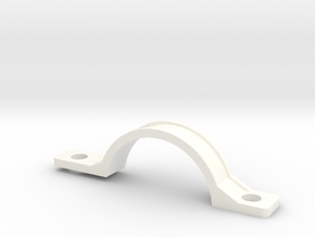 Front Mudguard Mounting - Inside in White Processed Versatile Plastic